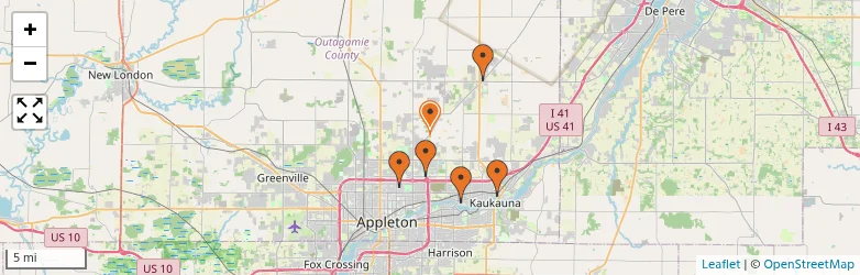 Related schools map