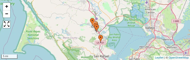 Related schools map