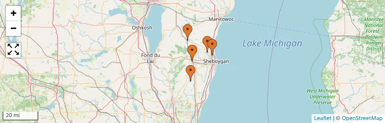 Related schools map