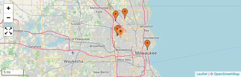 Related schools map