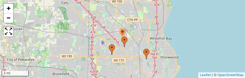 Related schools map