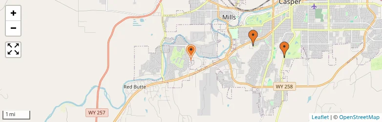 Related schools map