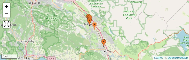 Related schools map