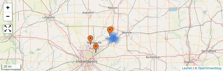Related schools map