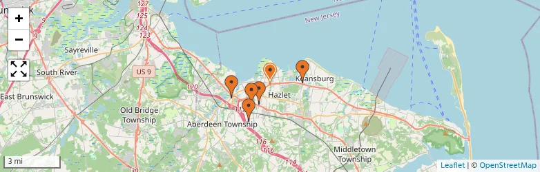 Related schools map