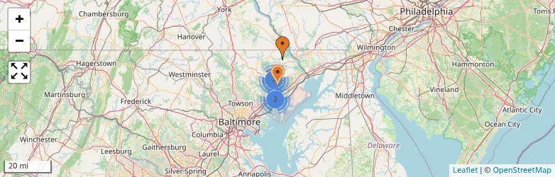 Related schools map