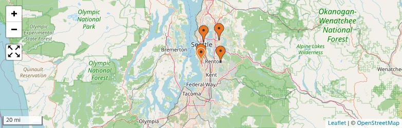 Related schools map