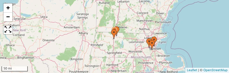 Related schools map