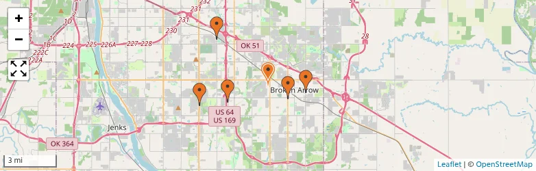 Related schools map