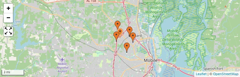 Related schools map