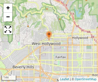 Map of West Hollywood College Preparatory School