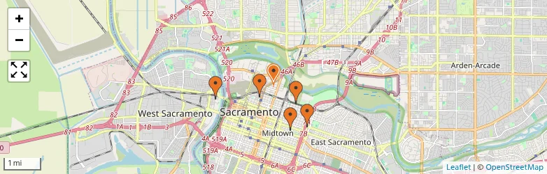 Related schools map