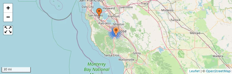 Related schools map