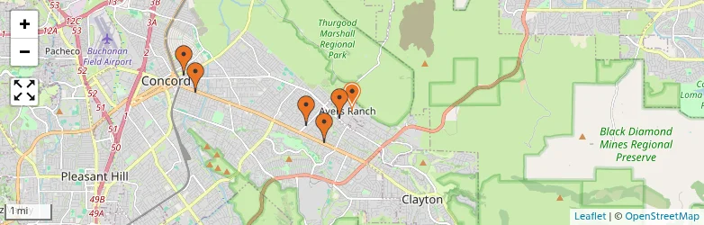 Related schools map