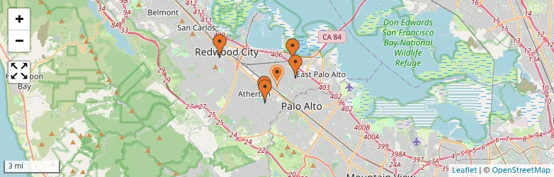 Related schools map