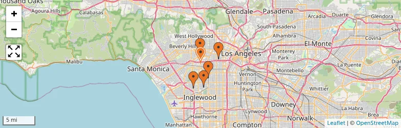 Related schools map