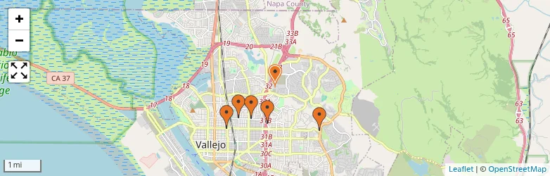 Related schools map
