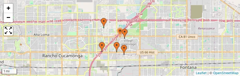 Related schools map