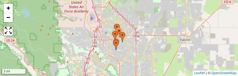 Related schools map