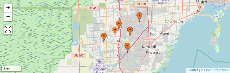 Related schools map