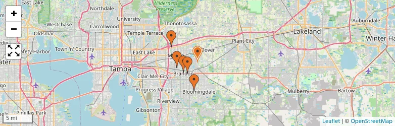 Related schools map