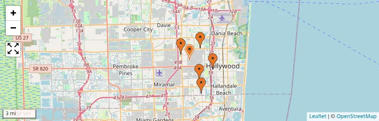 Related schools map