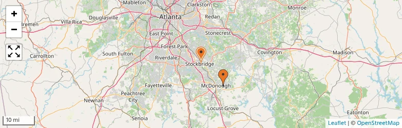 Related schools map