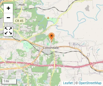 Map of Tuscaloosa Christian School
