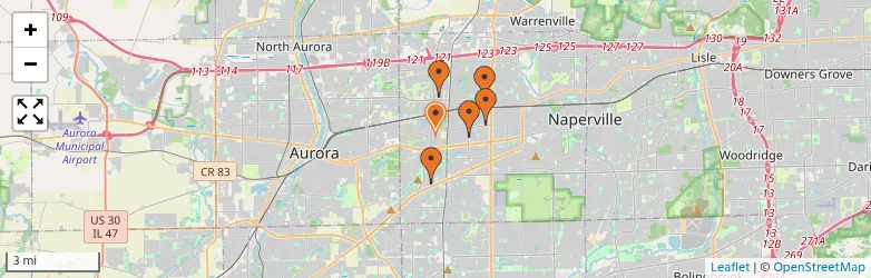 Related schools map