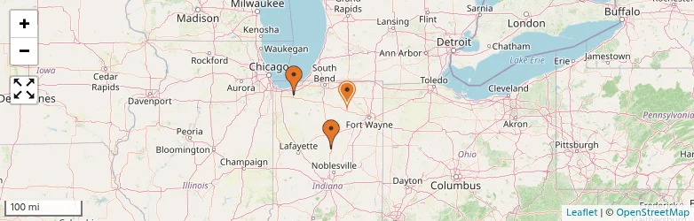 Related schools map
