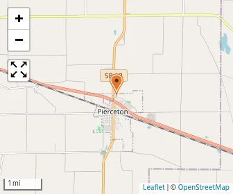 Map of Pierceton Woods Academy