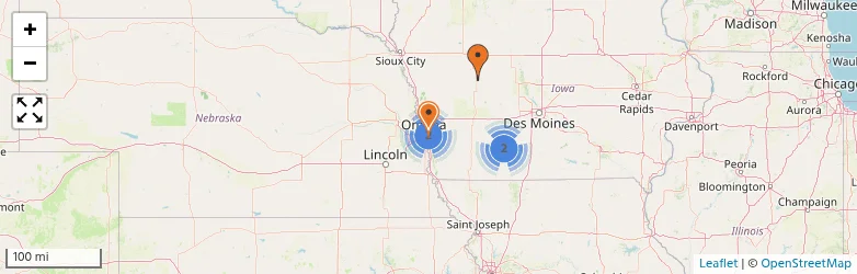 Related schools map