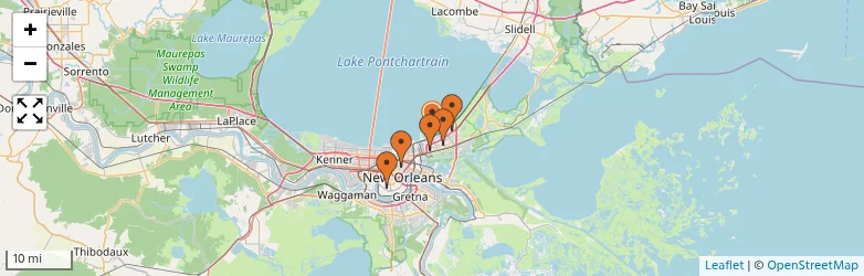 Related schools map