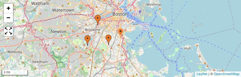 Related schools map