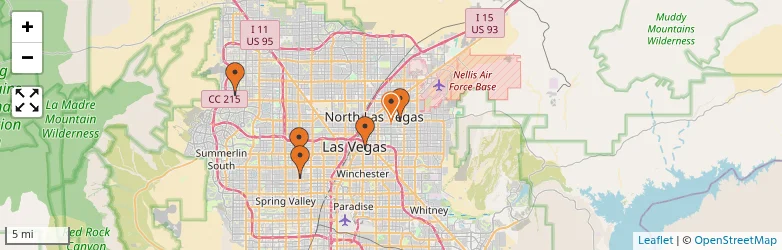 Related schools map