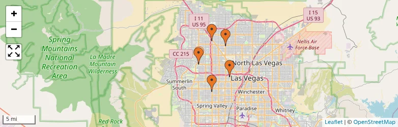 Related schools map