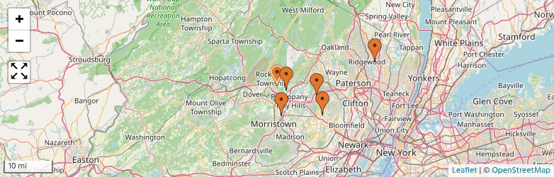 Related schools map