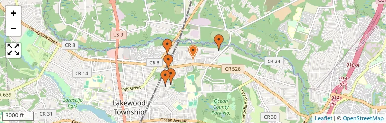 Related schools map