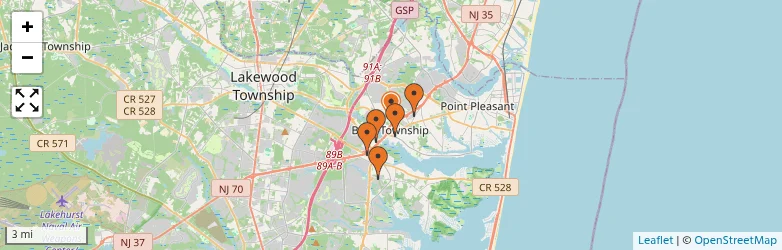Related schools map