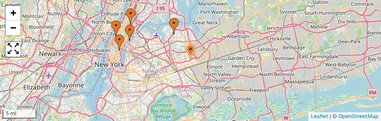 Related schools map