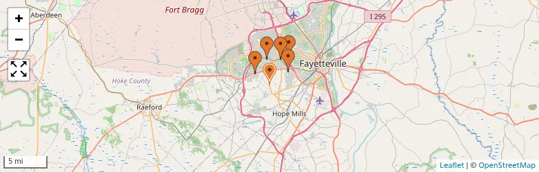 Related schools map