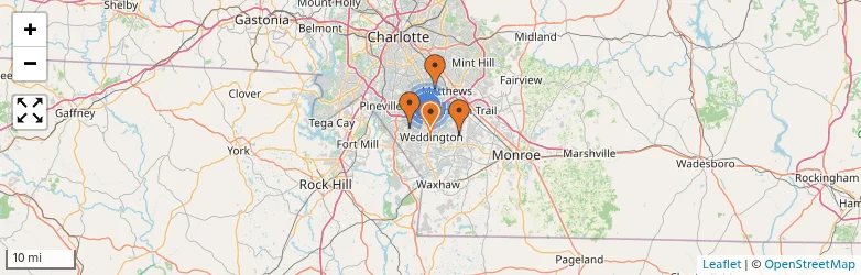Related schools map