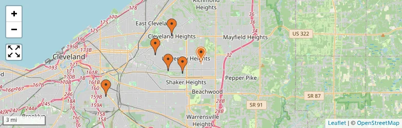 Related schools map