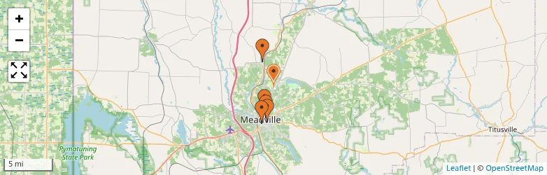 Related schools map