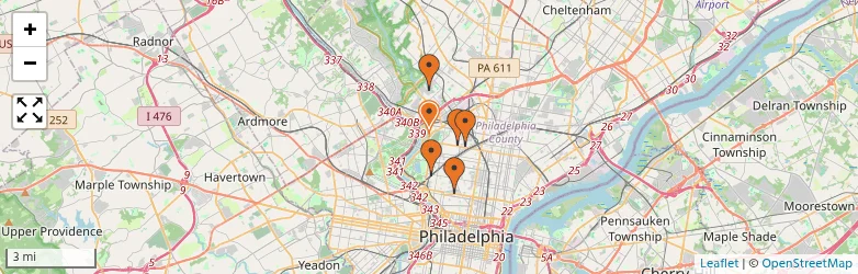 Related schools map