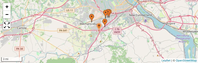 Related schools map