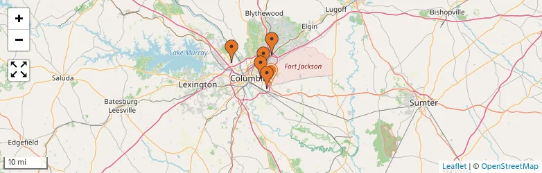 Related schools map