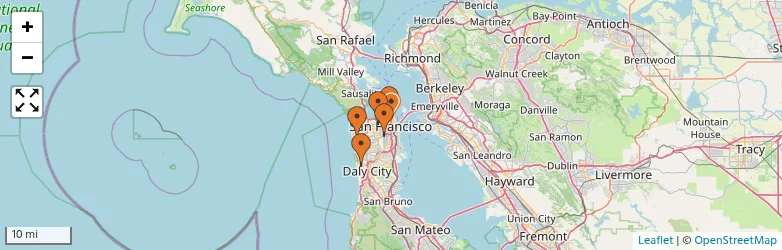 Related schools map
