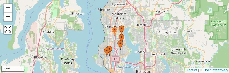 Related schools map