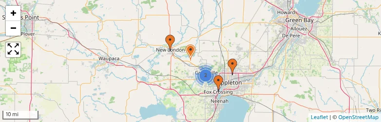 Related schools map
